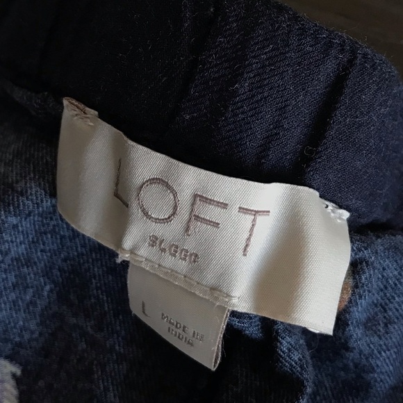 Loft Sleep Blue Fruit Print Pajama Shorts - Picture 4 of 6